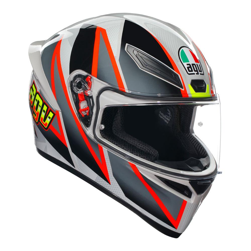 AGV K1 S - BLIPPER GREY/RED