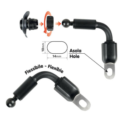 LAMPA MIRROR MOUNT FIXING SYSTEM FOR OPTI-CASE
