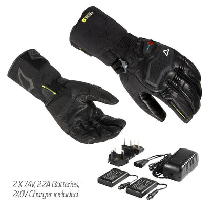 Macna E-Heated Ion RTX Gloves Battery Kit Black