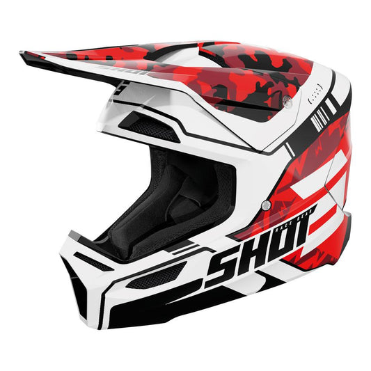 Shot Furious Kid Flash Helmet Red Glossy