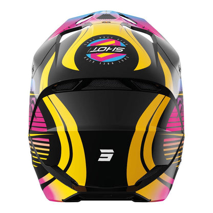 Shot Furious Kid Miami Helmet Orange Glossy