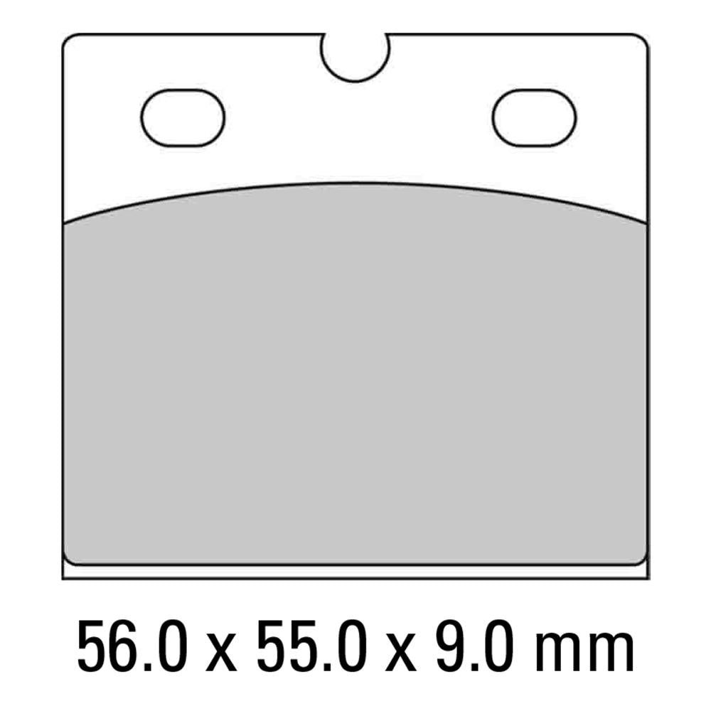 FERODO Disc Pad Set - FDB108 ST Sinter Grip Sintered Compound - Road