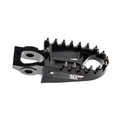 STATES MX S2 ALLOY OFF ROAD FOOTPEGS - KTM/HUSQVARNA (FITS 2016 MODELS ON) - BLACK