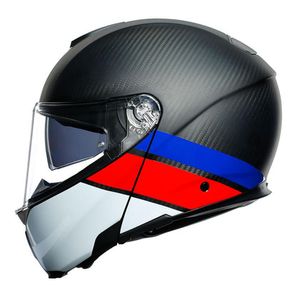 AGV SPORTMODULAR - LAYER CARBON/RED/BLUE