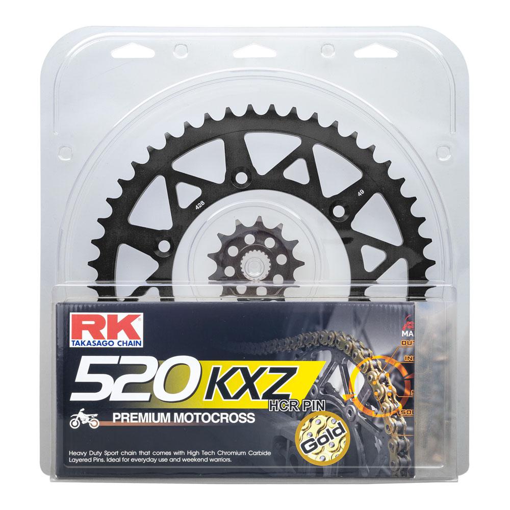 LITE PACK - RK CHAIN & SPROCKET KIT BLACK 13/48 HUSKY 14-25