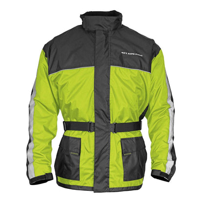 Nelson-Rigg Solo Storm Rain Jacket High Viz Yellow/Black