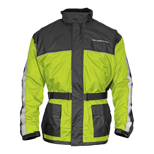 Nelson-Rigg Solo Storm Rain Jacket High Viz Yellow/Black