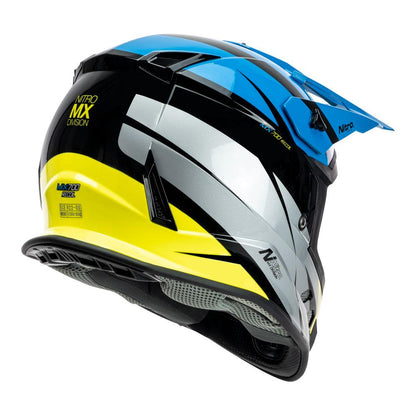 NITRO MX700 YOUTH RECOIL BLUE/BLACK/GREY/FLURO