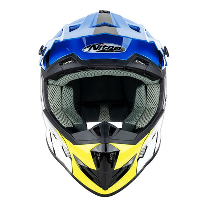 NITRO MX700 YOUTH RECOIL BLACK/BLUE/WHITE/FLURO