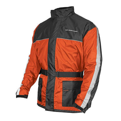 Nelson-Rigg Solo Storm Rain Jacket High Viz Orange/Black