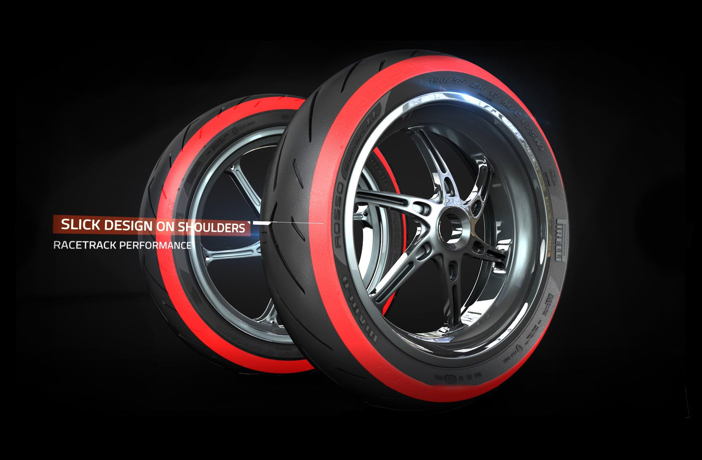 PIRELLI DIABLO ROSSO CORSA II FRONT/REAR 110/70-17 M/C 524 TL