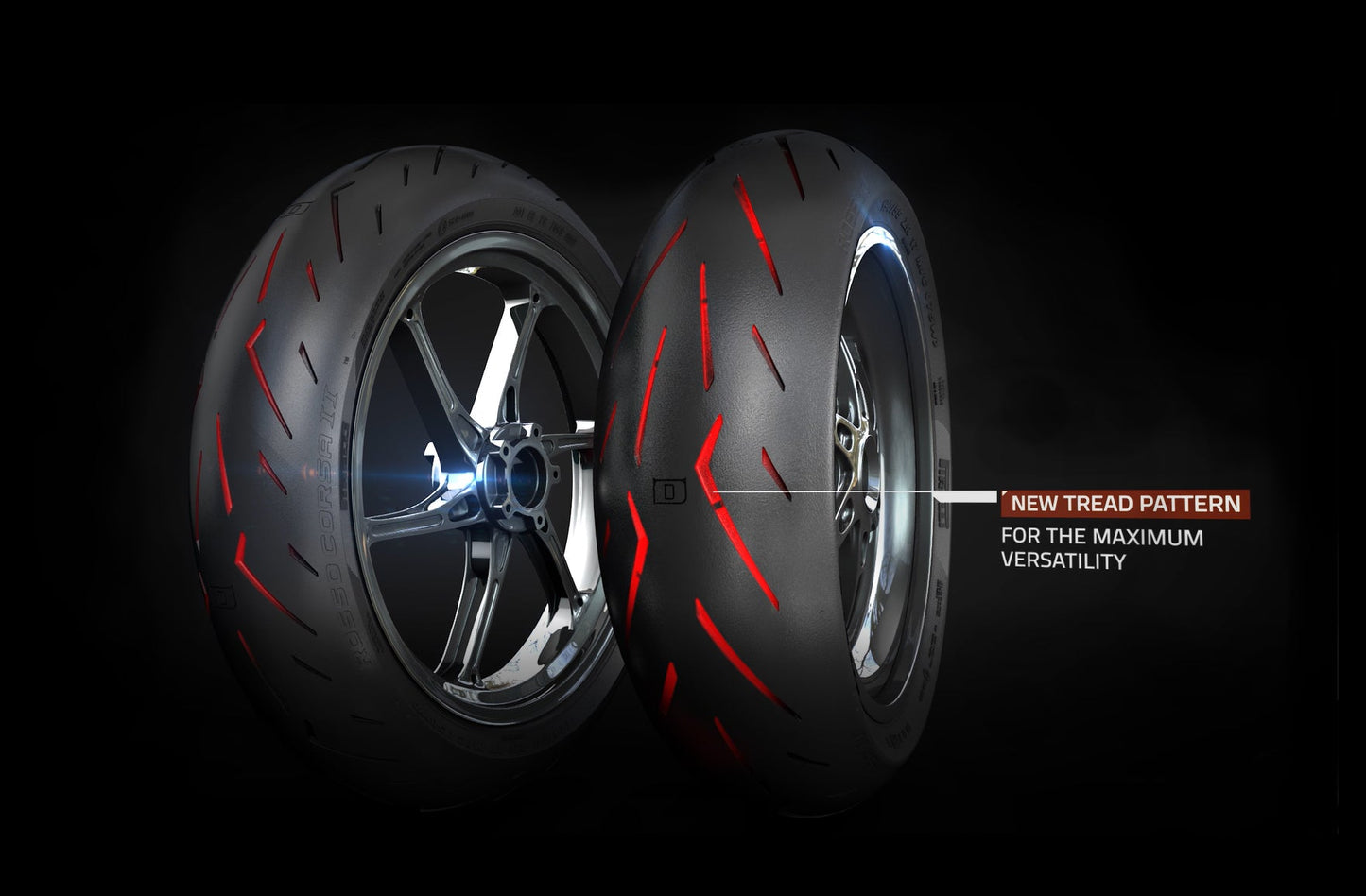 PIRELLI DIABLO ROSSO CORSA II FRONT/REAR 110/70-17 M/C 524 TL