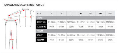 Nelson-Rigg Stormrider Rainsuit High-Viz/Black